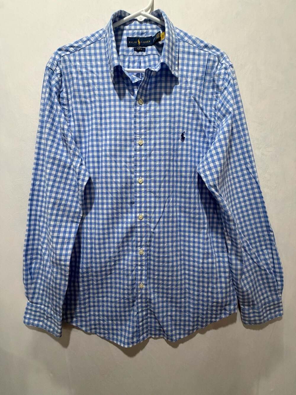 Polo Ralph Lauren Men's Slim Fit Long Sleeve Button Down Shirt Size L